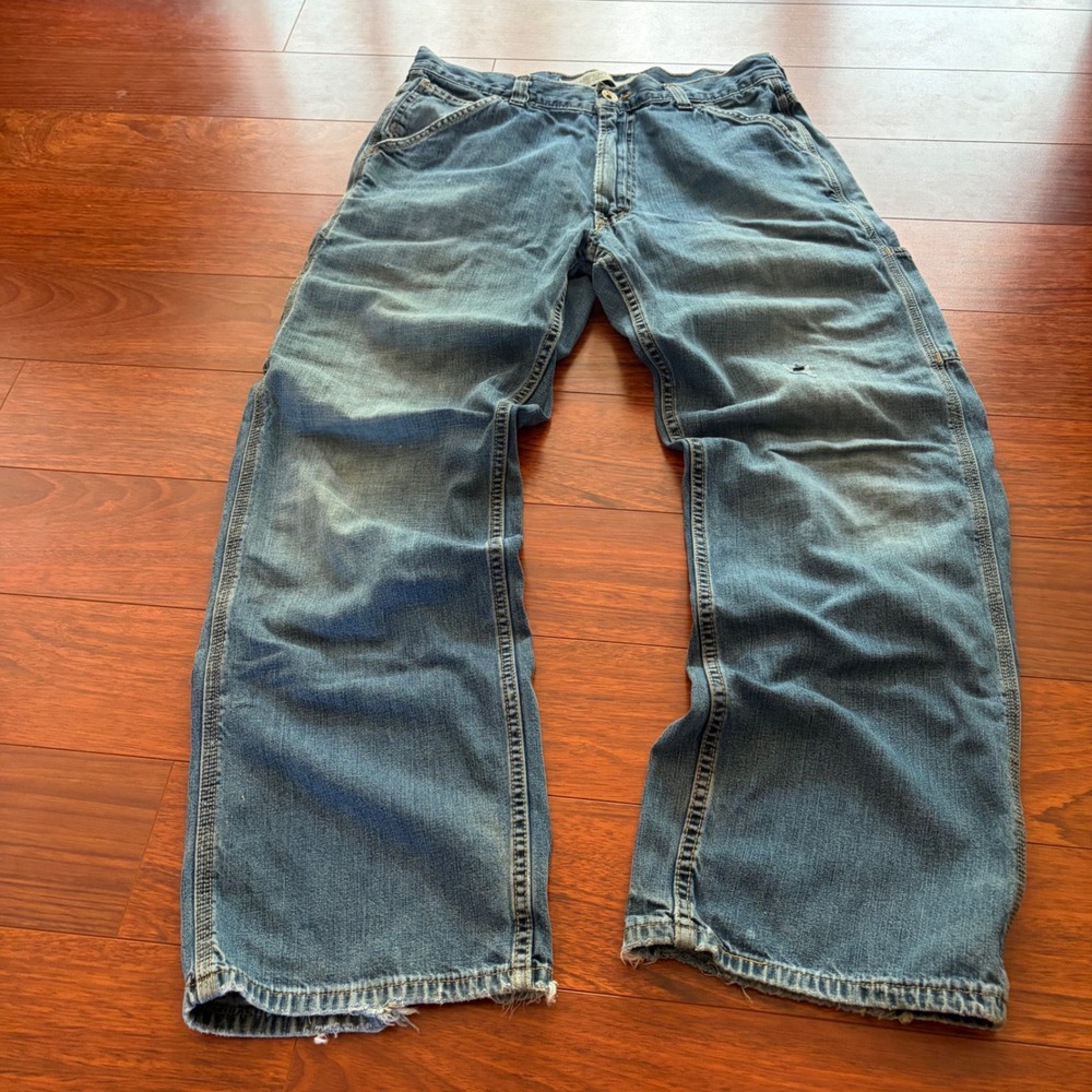 Levi's Vintage Carpenter Loose Straight Blue Denim Jeans Workwear W32 L30